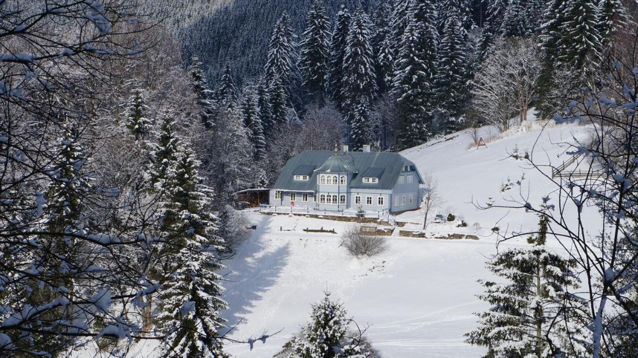 Penzion Modry Pavilon Dolní Malá Úpa エクステリア 写真